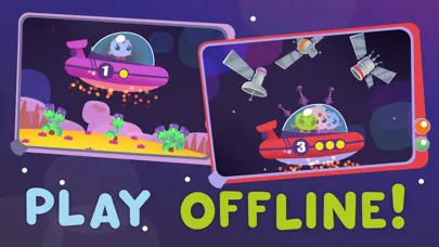 Zrzuty ekranu Aliens: games for toddlers.