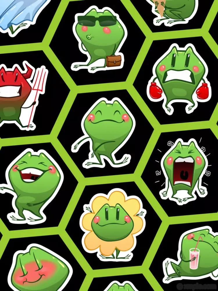 Capturas de pantalla de Travel Frog - iMessage Sticker iPad 
