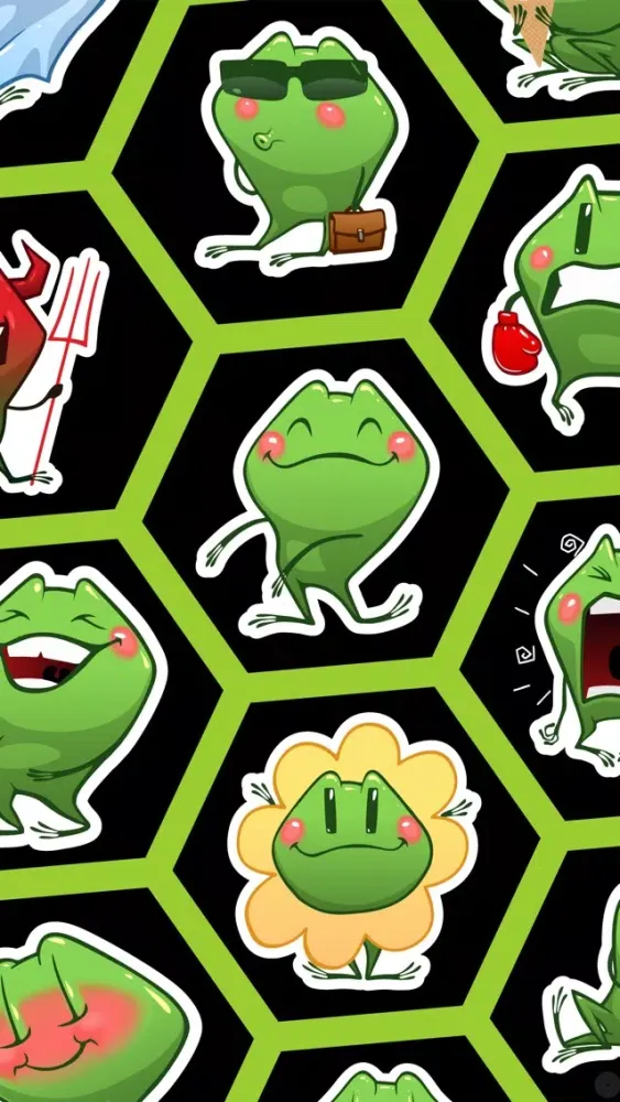 Capturas de pantalla de Travel Frog - iMessage Sticker