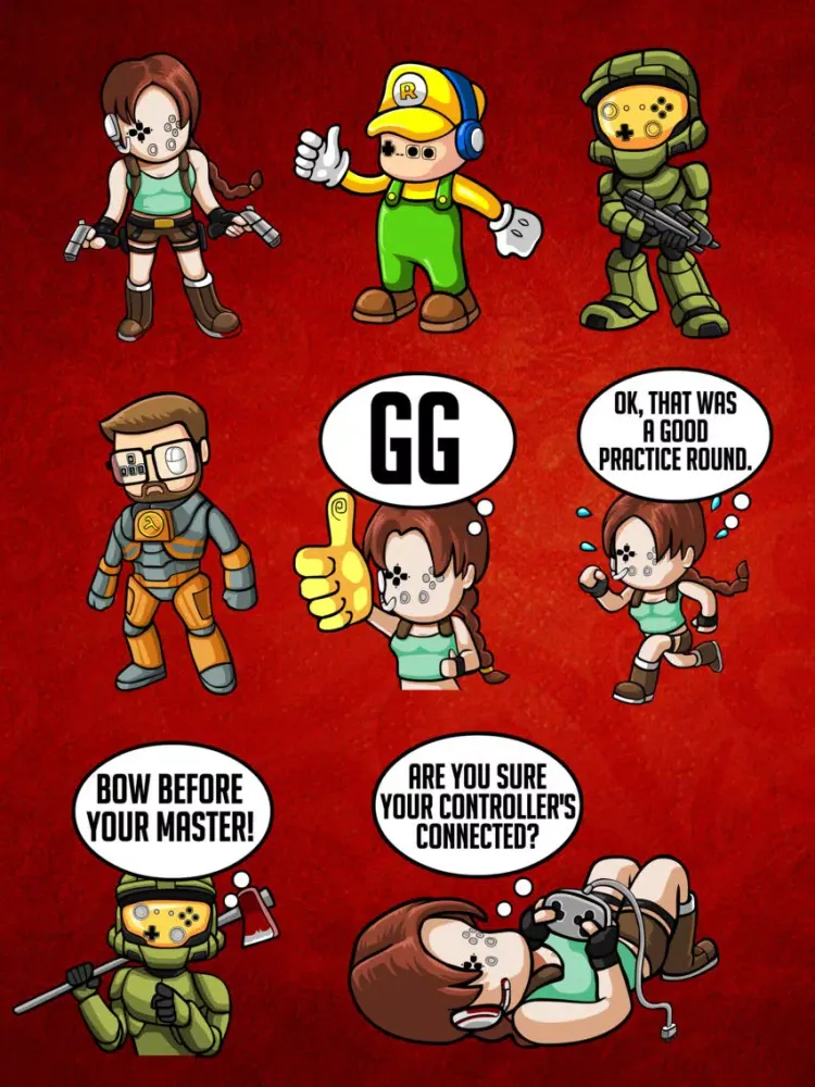 Gamer Emoji - iMessage Sticker iPad  スクリーンショット