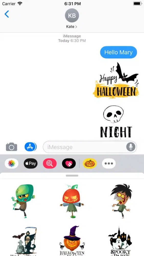 Скриншоты Halloween Festival Stickers