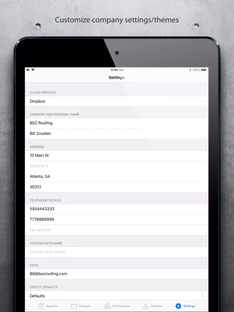 Defects Pro - Easy Punch Lists iPad  スクリーンショット