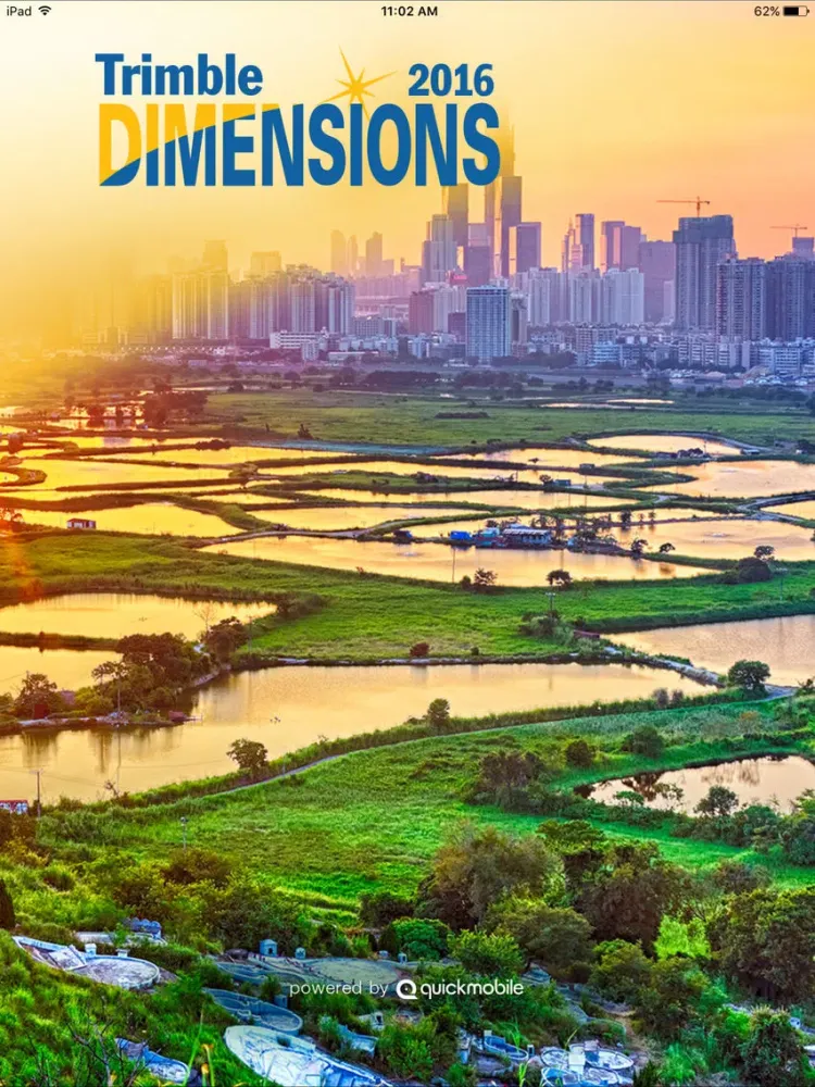 ภาพหน้าจอของ Trimble Dimensions 2016 iPad 