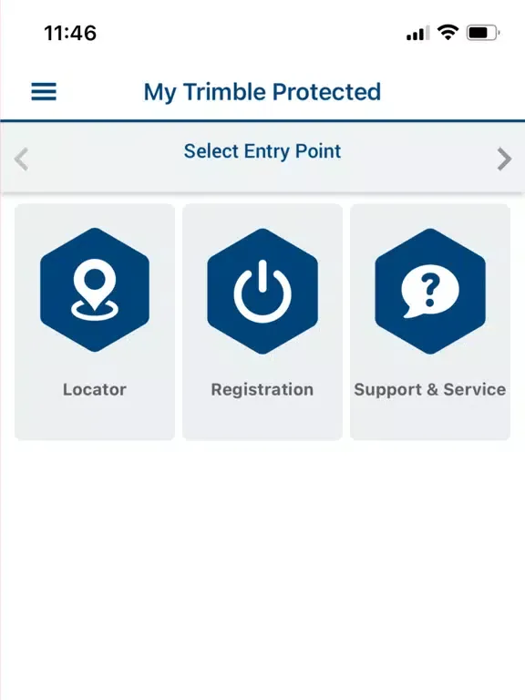 My Trimble Protected iPad  Screenshots