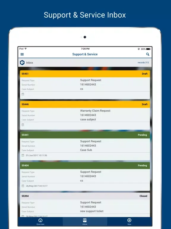 My Trimble Protected iPad  Screenshots