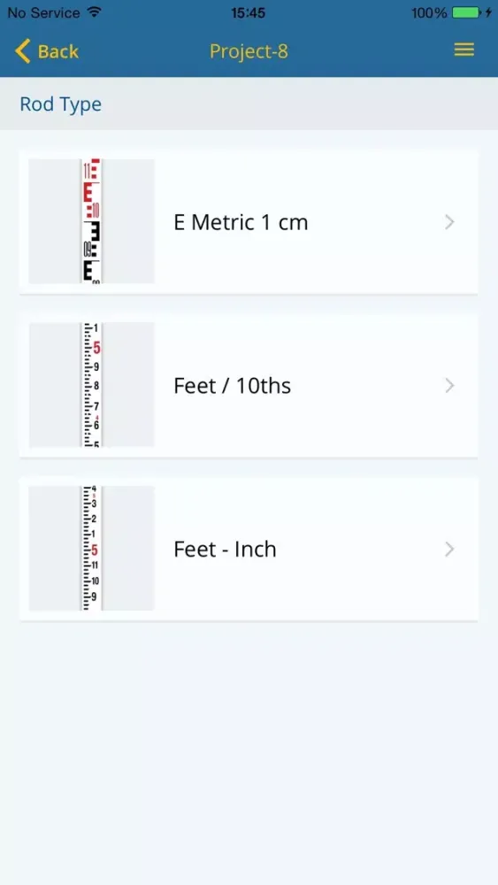 Screenshot di Spectra Precision Electronic Fieldbook