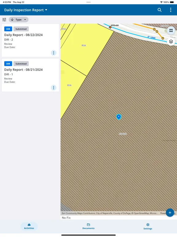 Trimble Unity Field iPad  Screenshots