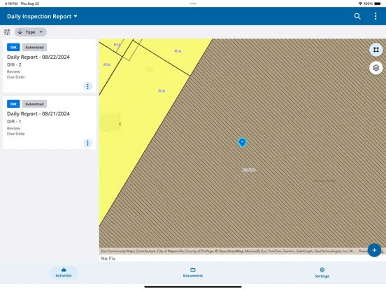 Trimble Unity Field iPad  Screenshots