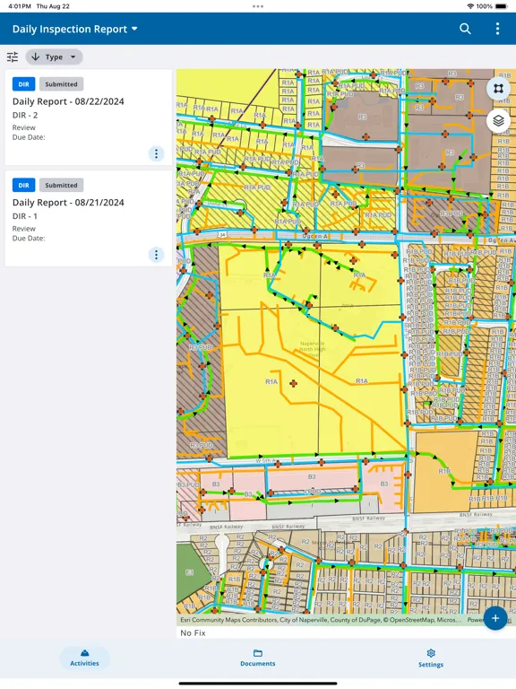 Trimble Unity Field iPad  Screenshots