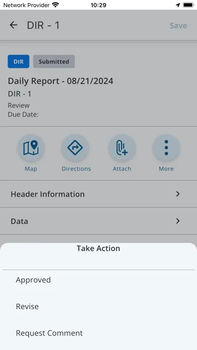 Trimble Unity Field Screenshots