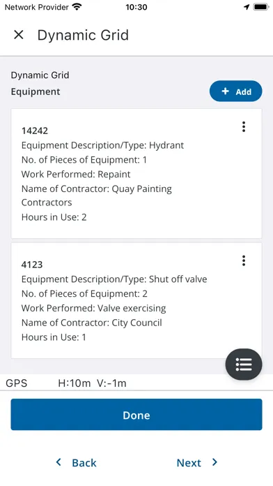 Trimble Unity Field Screenshots
