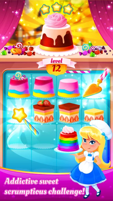 Tangkapan layar Fancy Cakes: Merge Adventure