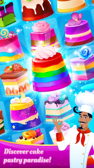 Tangkapan layar Fancy Cakes: Merge Adventure