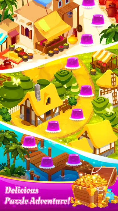 Tangkapan layar Fancy Cakes: Merge Adventure