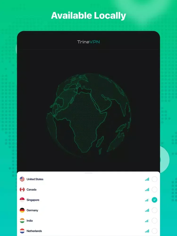 Captures d'écran de Trine VPN - Proxy Master iPad 
