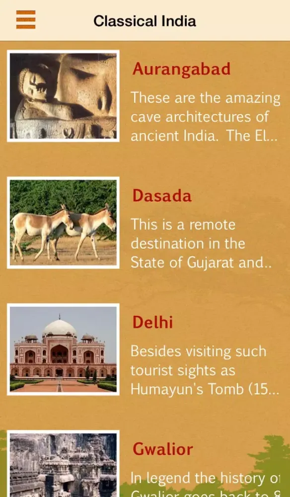 Captures d'écran de Trinetra Tours To India