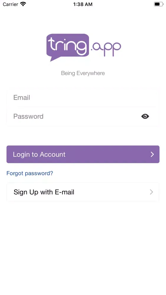 Zrzuty ekranu Tring.app