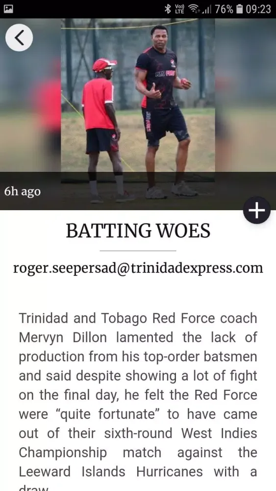 Trinidad Express Newspapers Screenshots