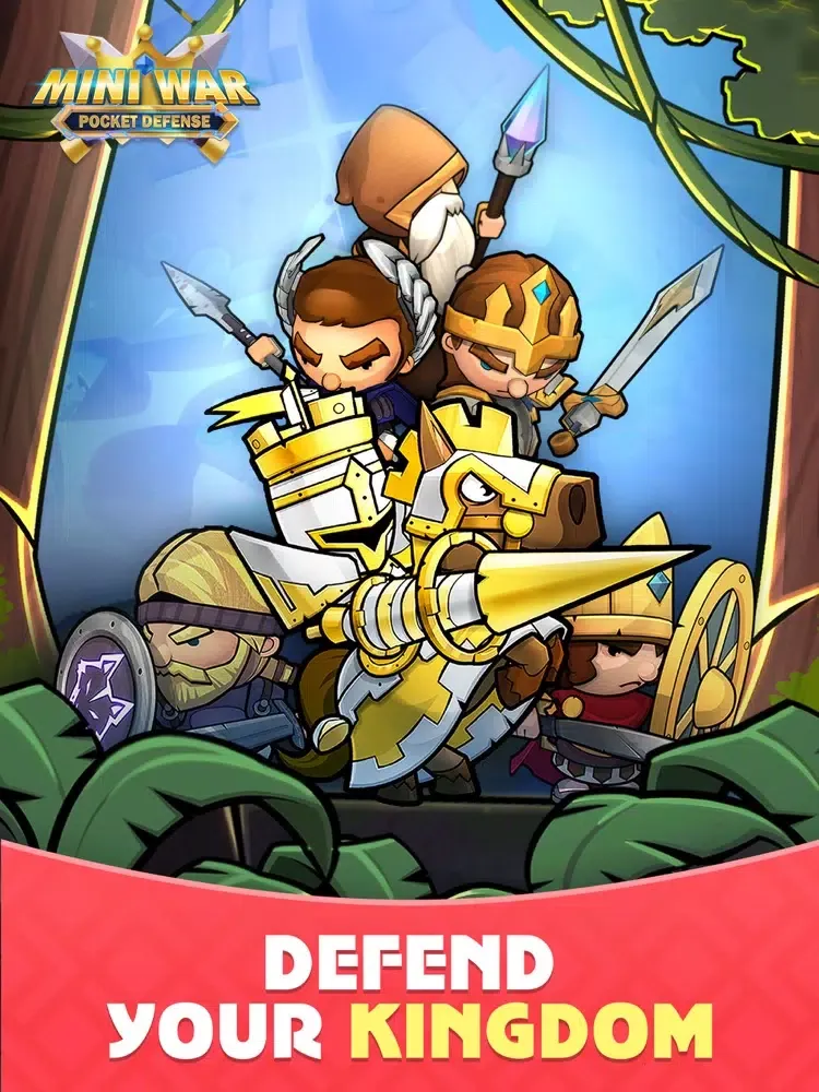 Mini War: Pocket Defense iPad  Screenshots