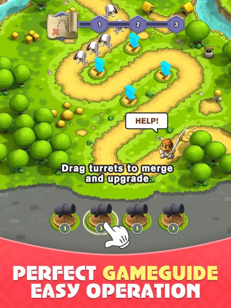 Mini War: Pocket Defense iPad  Screenshots