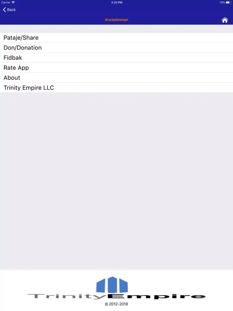 Chant D'Esperance iPad  스크린샷