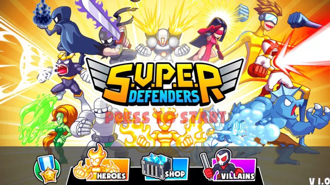 Tangkapan skrin S.U.P.E.R - Super Defenders