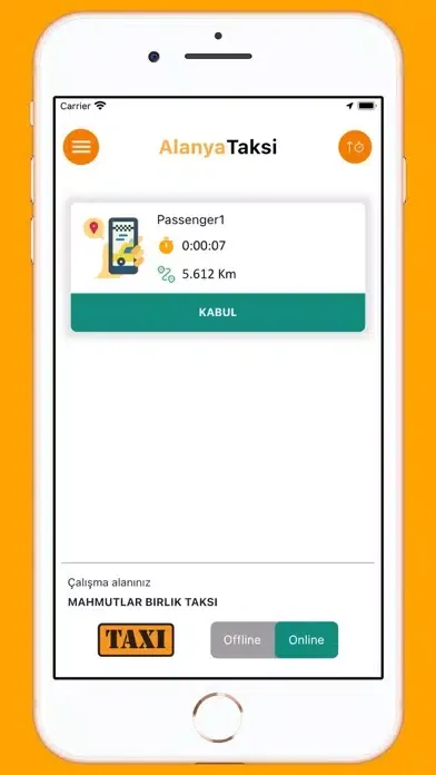 Alanya Taxi - Driver應用截圖