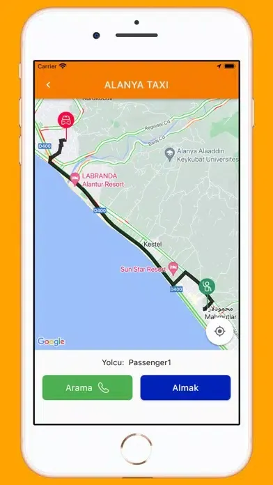 Alanya Taxi - Driver應用截圖