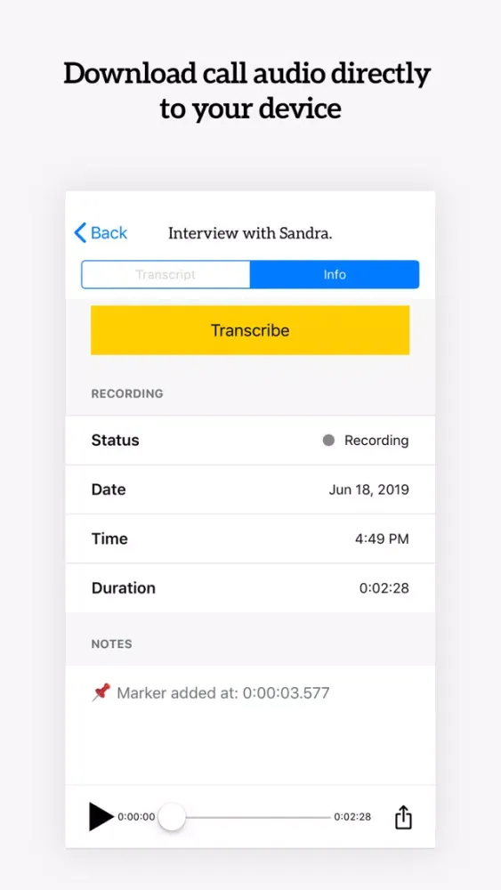 Trint: Record Transcribe Share應用截圖