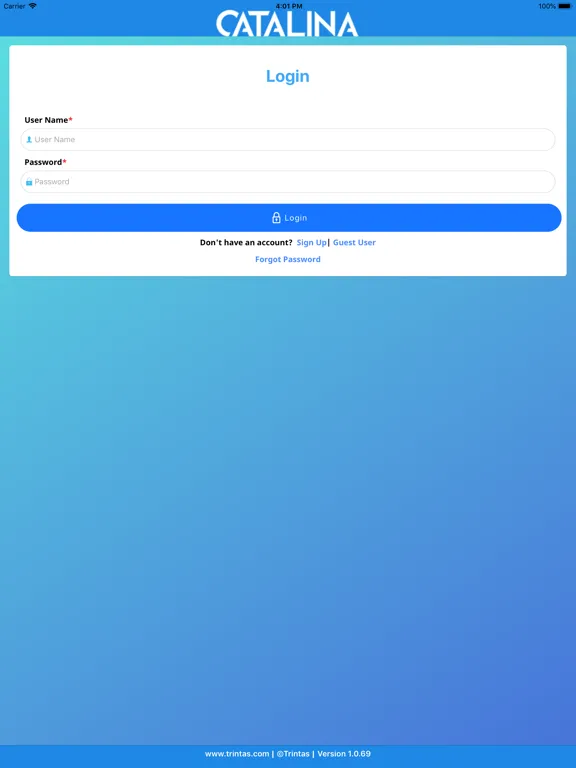 Catalina ARF iPad  Screenshots