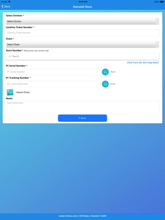 Catalina ARF iPad  Screenshots