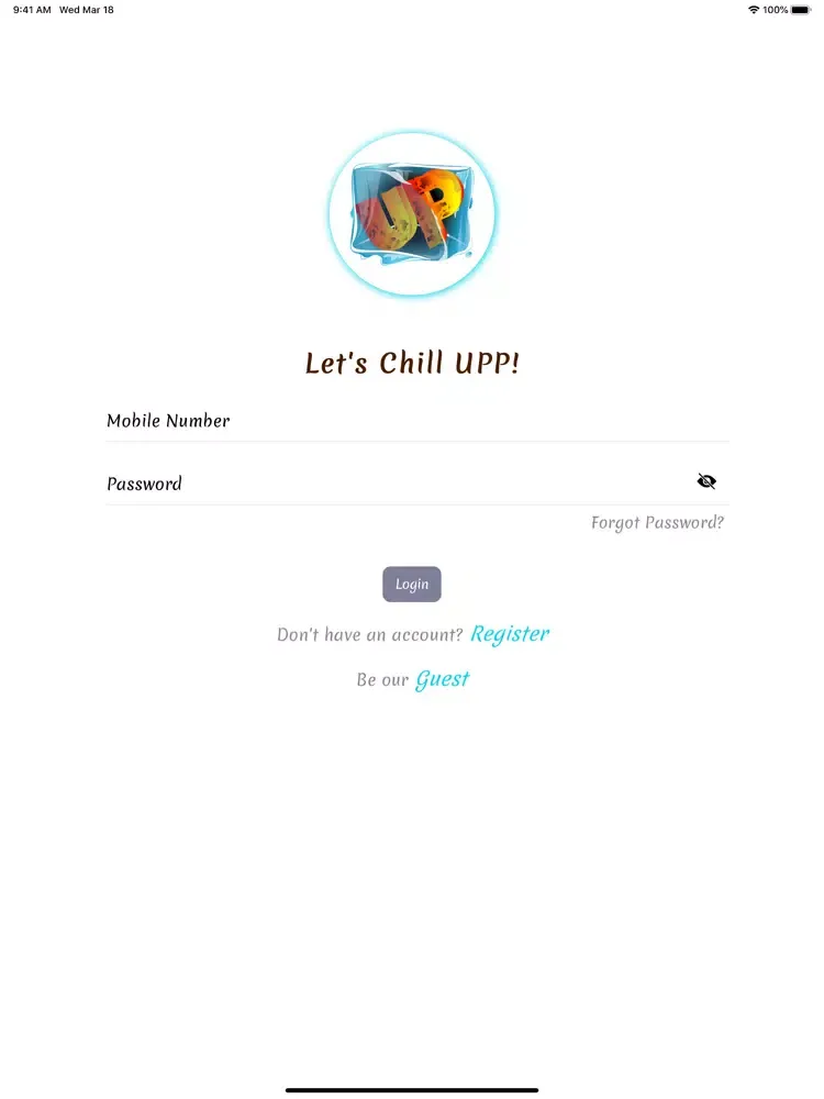 Chill UPP iPad  スクリーンショット