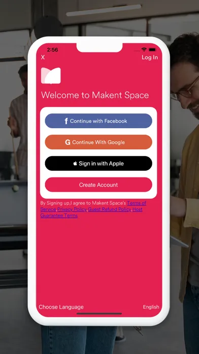 Tangkapan layar Makent Space
