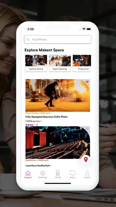 Tangkapan layar Makent Space