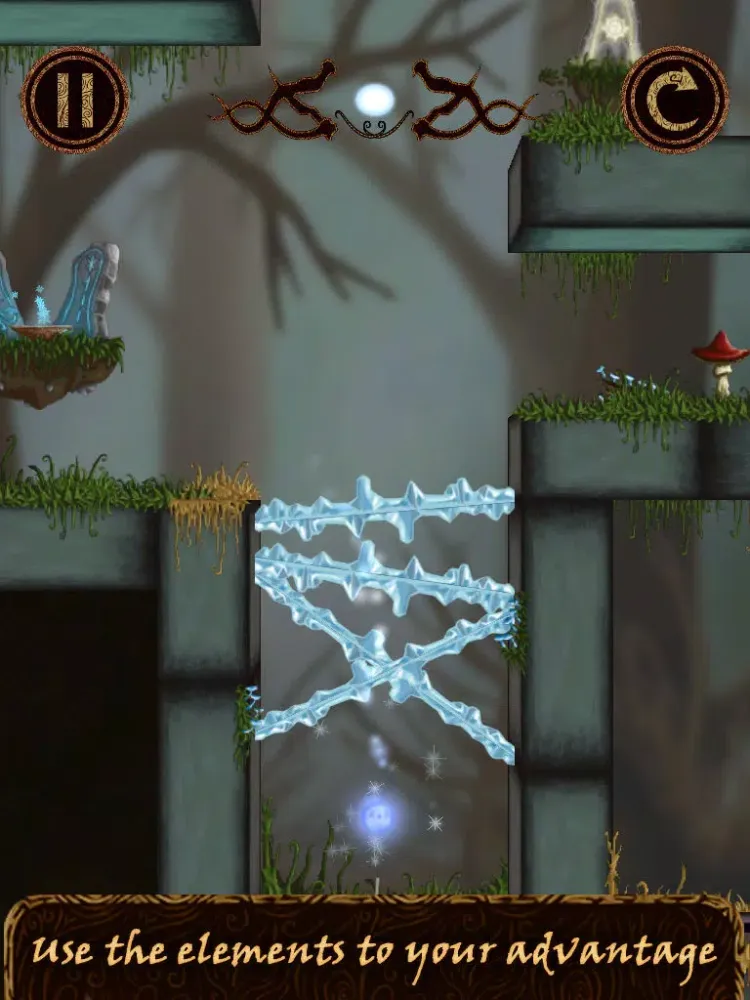 Wisp: Eira's tale - A casual and relaxing indie puzzle game inspired by nordic and celtic mythology iPad 应用截图