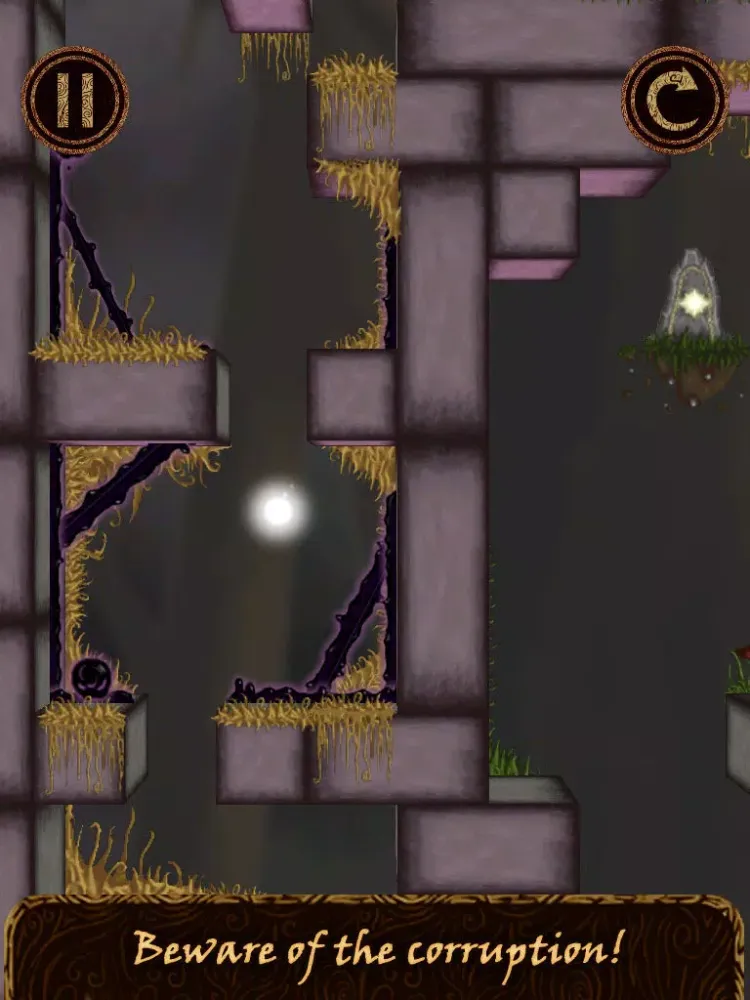 Wisp: Eira's tale - A casual and relaxing indie puzzle game inspired by nordic and celtic mythology iPad 应用截图