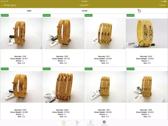 تصاویر Payal Gold iPad 