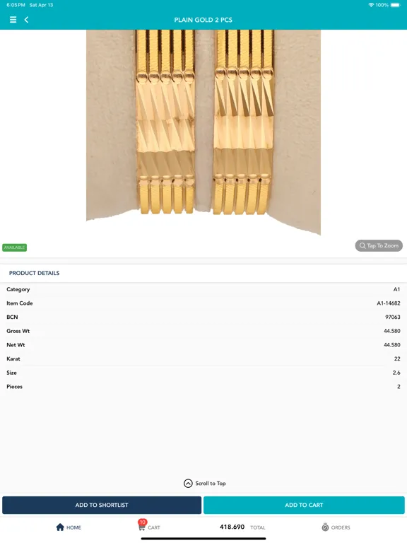 Anja Jewels - Online iPad  스크린샷