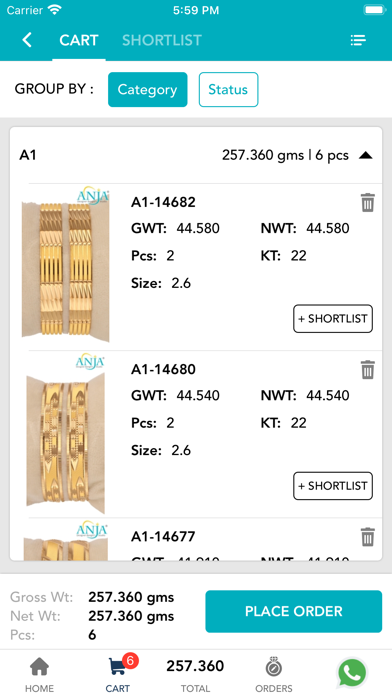 Tangkapan skrin Anja Jewels - Online