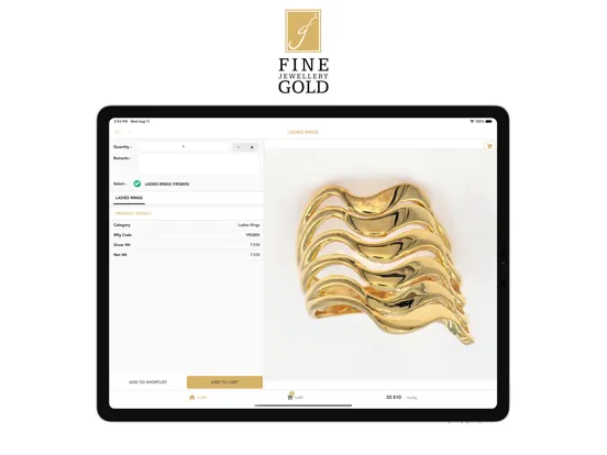 تصاویر Fine Jewellery Gold iPad 