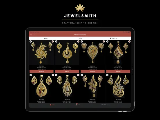 Ảnh chụp màn hình của JEWELSMITH INDIA iPad 