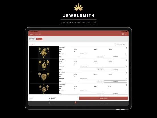Ảnh chụp màn hình của JEWELSMITH INDIA iPad 