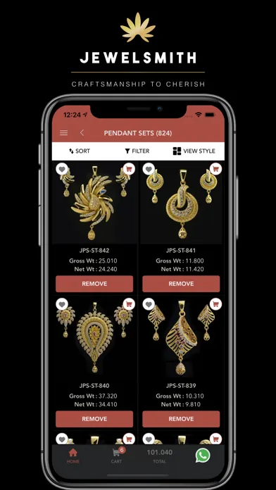 Ảnh chụp màn hình của JEWELSMITH INDIA