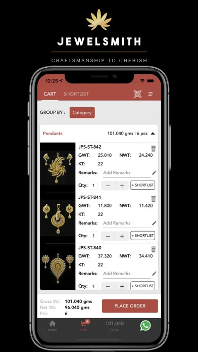 Ảnh chụp màn hình của JEWELSMITH INDIA