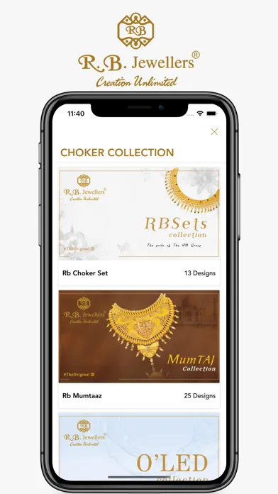 R.B. JEWELLERS - Online スクリーンショット
