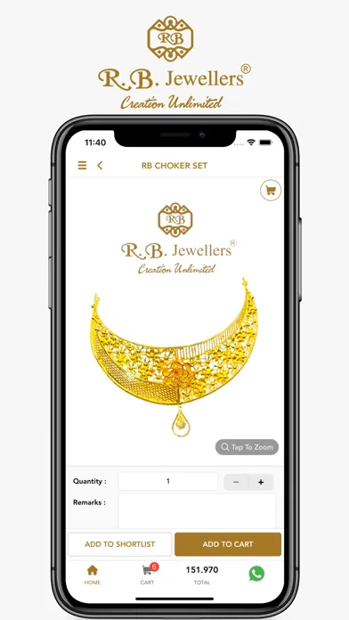 R.B. JEWELLERS - Online スクリーンショット