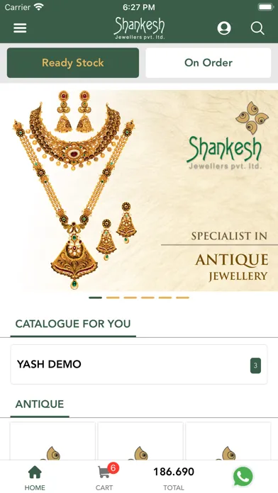 Capturas de tela do Shankesh Jewellers