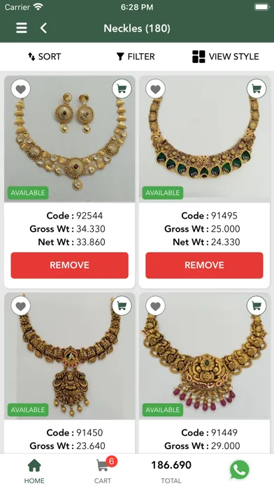 Capturas de tela do Shankesh Jewellers