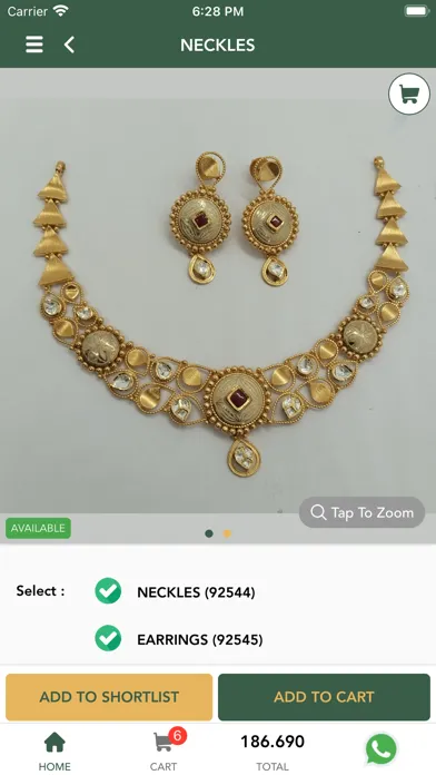 Capturas de tela do Shankesh Jewellers