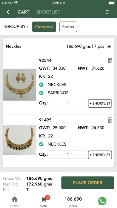 Capturas de tela do Shankesh Jewellers